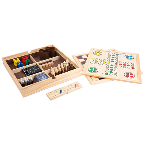 Small Foot - Wooden Classic Games 9in1 11277