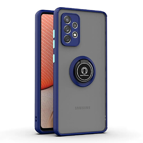 Coque en TPU antichoc, béquille bleu ciel saphir pour votre Samsung Galaxy A52 5G/A52s 5G/A52 4G