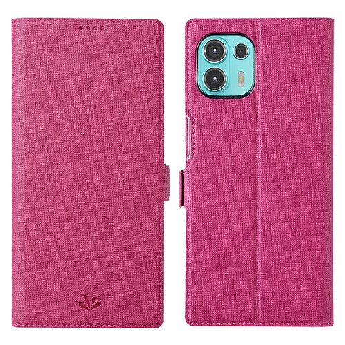 Vili Etui en PU + TPU avec support rose pour votre Motorola Edge 20 Lite