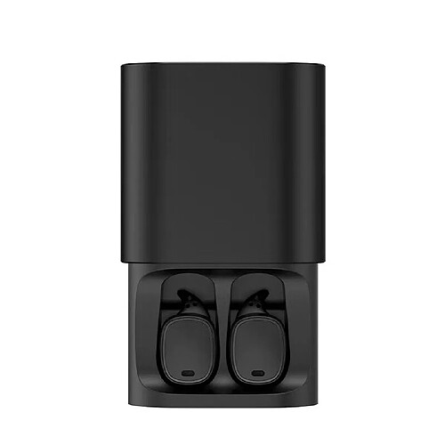 Ecouteurs sans fil QCY T1 Pro TWS Bluetooth V4.2 avec micro et étui de charge, Noir