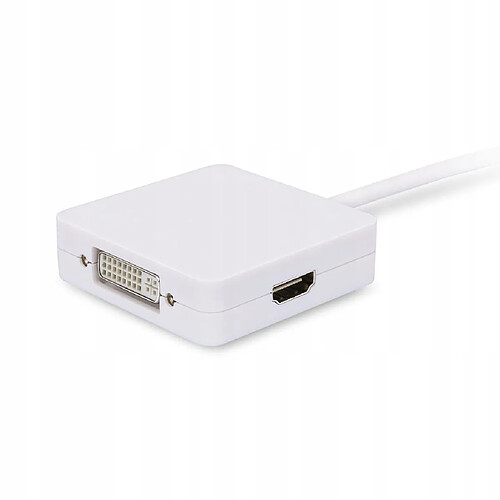 GUPBOO Adaptateur Mini DP DisplayPort vers VGA/DVI-I/HDMI,JL1204