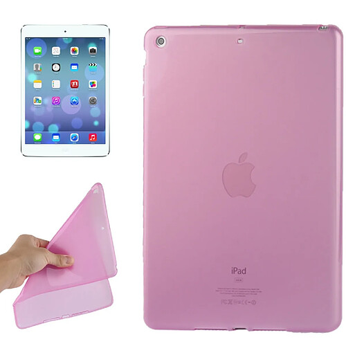 Wewoo Coque Souple Étui de protection en TPU Smooth Surface pour iPad Air rose