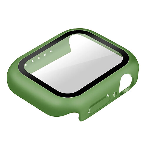 Avizar Coque Apple Watch Serie 7 (45mm) Rigide Ultra-fine Vitre de Protection vert