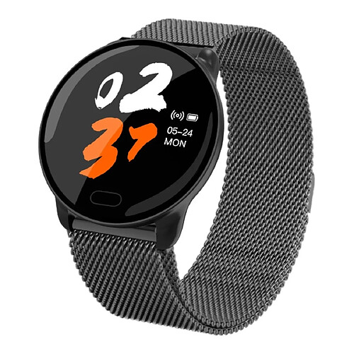 Wewoo Bracelet connecté Smartwatch en acier avec écran de couleur K9 1,22 poucerappel des appels de soutien / surveillance de la fréquence cardiaque / de la pression artérielle / du sommeil / de l'oxygène dans le san