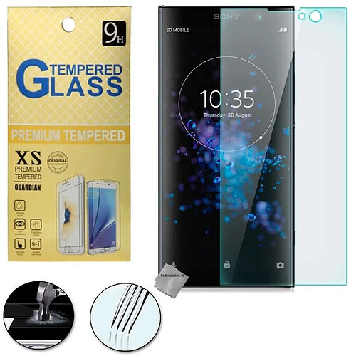 Htdmobiles Film de protection vitre verre trempe transparent pour Sony Xperia XA2 Plus