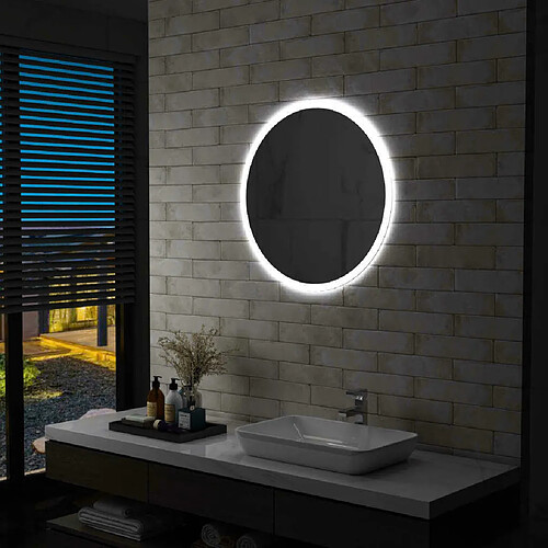 Maison Chic Miroir à LED,Miroir Lumineux LED pour salle de bain 70 cm -MN33506