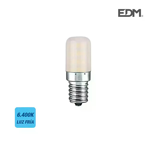 Edm Ampoule LED E14 3W équivalent à 28W - Blanc du Jour 6400K