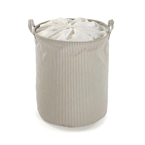 Panier à linge Versa Beige Polyester Coton Nylon (38 x 48 x 38 cm)