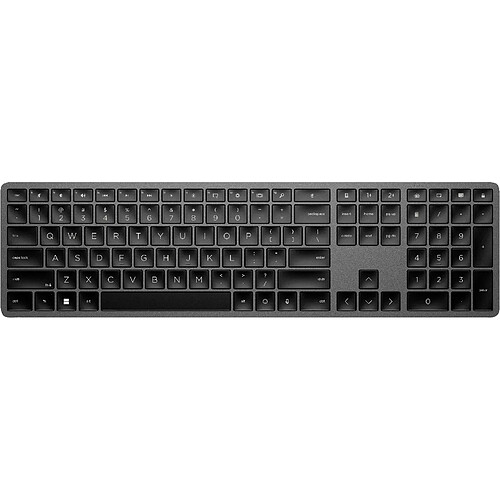 HP 975 clavier RF sans fil + Bluetooth QWERTY Anglais Noir