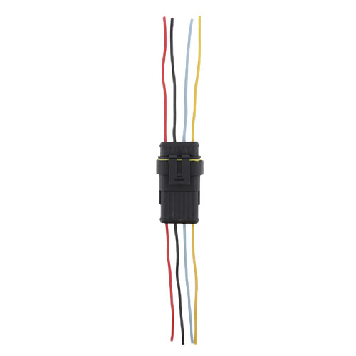 La Voiture A Caché La Prise De Fil électrique Avec Les Clips De Harnais De Câble De Câble 14AWG 4pin