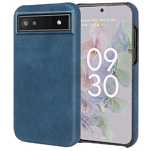 Coque en TPU + PU léger, bleu pour votre Google Pixel 6a