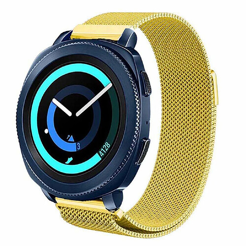 PHONECARE Bracelet Confortable Milanais Avec Fermoir Magnétique pourSamsung Galaxy Watch4 Classic - 46mm - Or