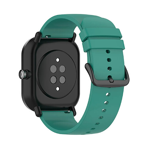 Bracelet en silicone réglable 20mm vert foncé pour votre Samsung Galaxy Watch3 41mm/Watch Active