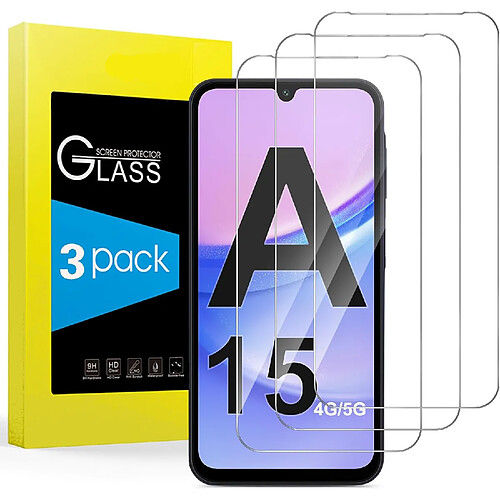 Verres Trempes X3 Pour Samsung Galaxy A15 Little Boutik©