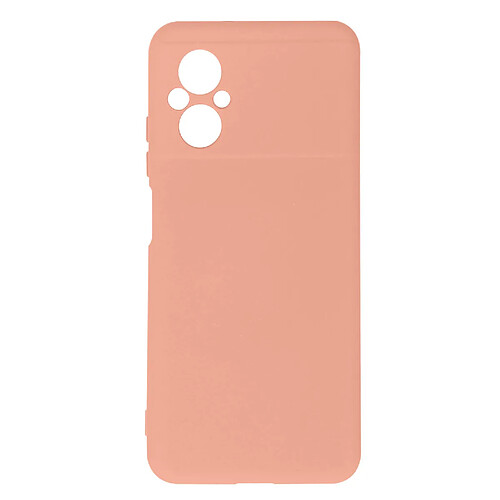 Avizar Coque pour Xiaomi Poco M5 Semi-rigide Soft-touch Fine rose