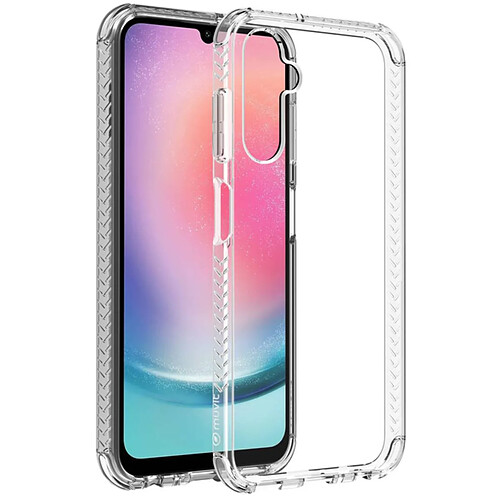 Muvit Coque de Protection pour Samsung Galaxy A25 5G Renforcée 3M Transparent