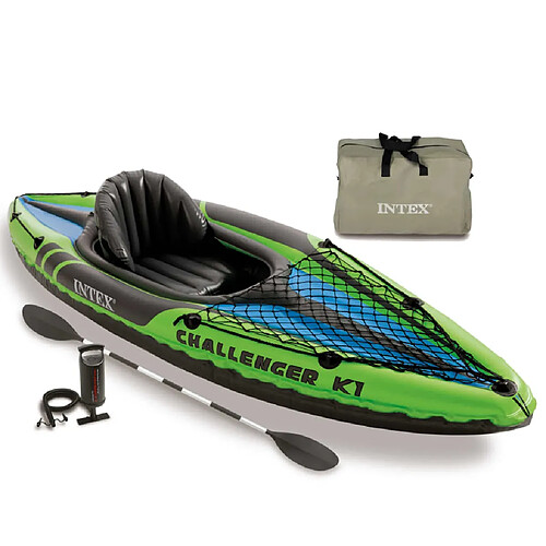 INTEX Kayak gonflable Challenger K1 274 x 76 x 33 cm 68305NP