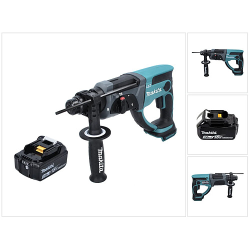 Makita DHR 202 F1 18 V Li-ion Perforateur Burineur sans fil + 1x Batterie BL1830 3,0 Ah - sans Chargeur