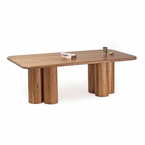 BOIS & CHIFFONS Table de repas rectangulaire 220 cm | Acacia Maglan