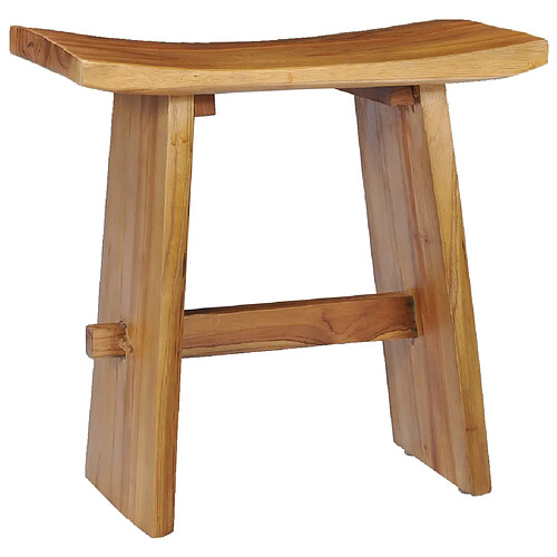 vidaXL Tabouret Bois de teck massif