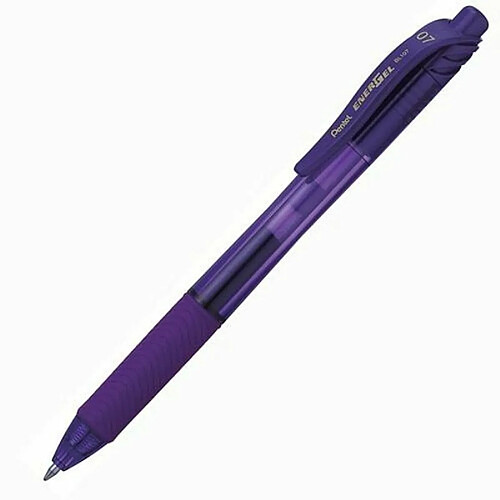 Carlotta Crayon Pentel EnerGel Violet 0,7 mm (12 Pièces)