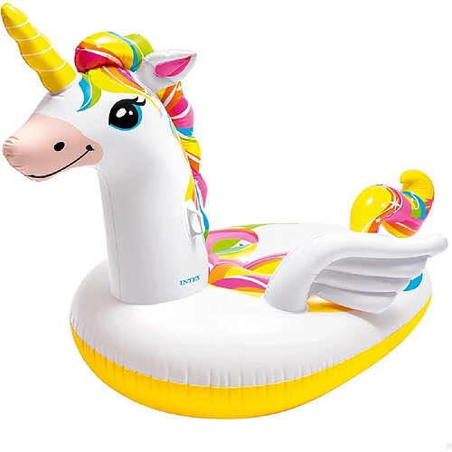 Bouée licorne géante gonflable 251x163x145cm - 57291eu - INTEX