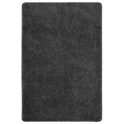 vidaXL Tapis shaggy antidérapant Gris 140x200 cm