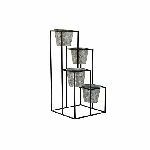 Cache-pot DKD Home Decor Gris Métal Usé 34 x 34 x 71 cm