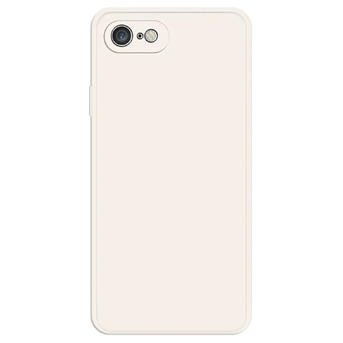 Coque en TPU anti-chute, bord droit, caoutchouté pour votre iPhone 7/8/SE (2020)/SE (2022) - beige