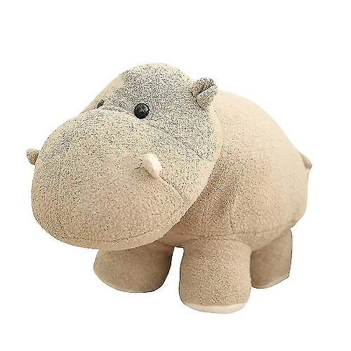 Universal 20 cm Mini Head Hippo Elephant En peluche jouet doux Cartoon Animal Hippopotamus Poll en peluche mignon ¼grayï¼ ‰