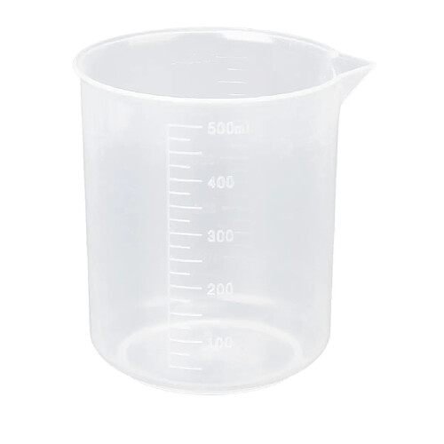 50ml-500ml clair gradué bécher tasse à mesurer cuisine laboratoire outil 500ml