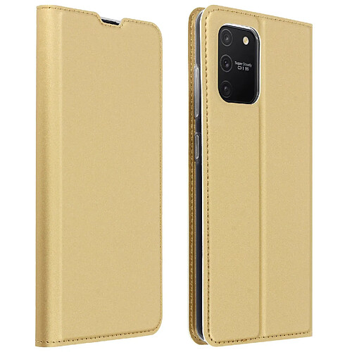 Housse Galaxy S10 Lite Étui Folio Porte-carte Support Vidéo Dux Ducis doré