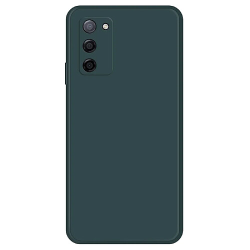 Coque en TPU antichoc, caoutchouté pour votre Oppo A55 5G - vert noirâtre