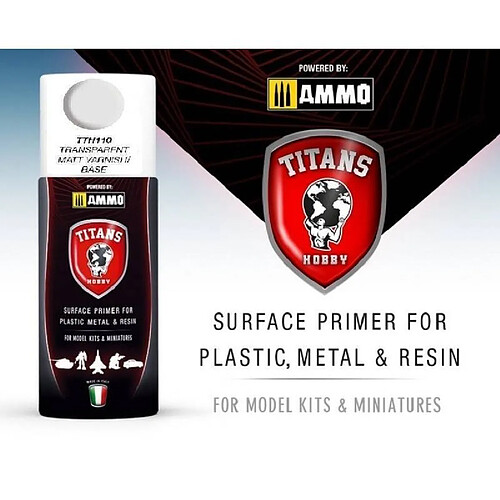 Mig Jimenez Ammo Peintures Titans Hobby Transparent Matt Varnish / Base