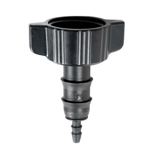 Ribimex Adaptateur cannelé pour tuyau diamètre16mm et 6mm fileté 3/4