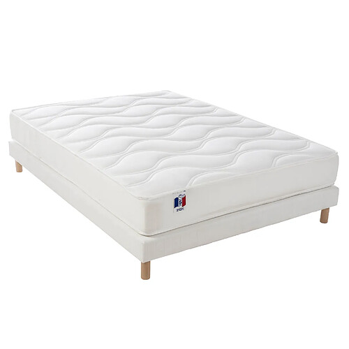 Idliterie Ensemble Matelas Mémoire de forme HD + Sommier DIMAIME