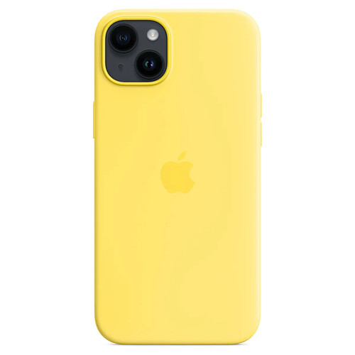 Apple Coque en silicone MagSafe pour iPhone 14 Plus - Canary Yellow