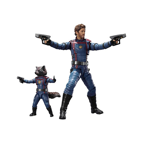 Tamashi Les Gardiens de la Galaxie 3 - Figurines S.H. Figuarts Star Lord & Rocket Raccoon 6-15 cm