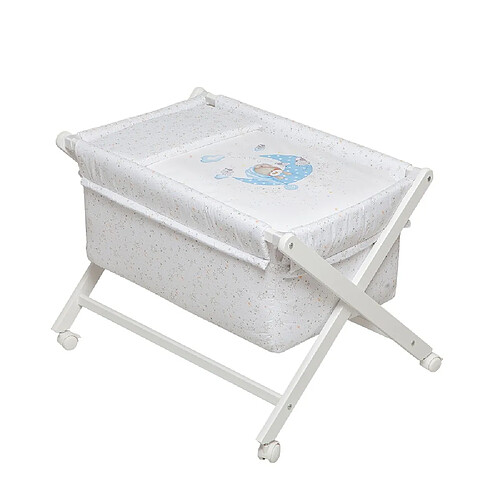 Interbaby Berceau en Croix- Bear Sleeping - Bleu