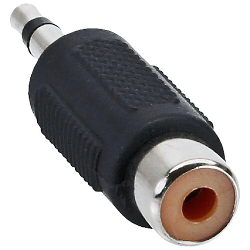 Adaptateur audio, InLine®, 3,5mm jack à 1x connecteur Cinch femelle, Mono