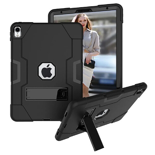 Coque en TPU hybride antichoc tout noir pour votre Apple iPad Pro 11-inch (2018)