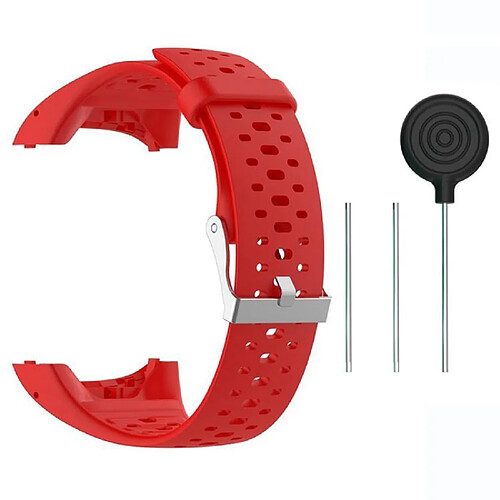 Rouge-Bracelet de remplacement en silicone pour Polar M400 M430