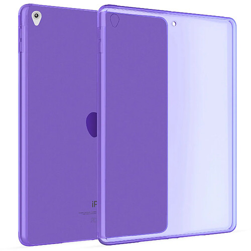 OKULI Transparent Étui Silicone Coque Housse Case Cover pour Apple iPad Air 3 & iPad Pro (10.5) en Violet