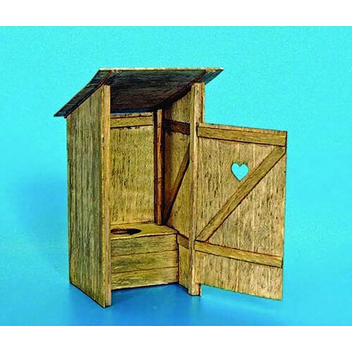 Holz-Toilette - 1:35e - Plus model