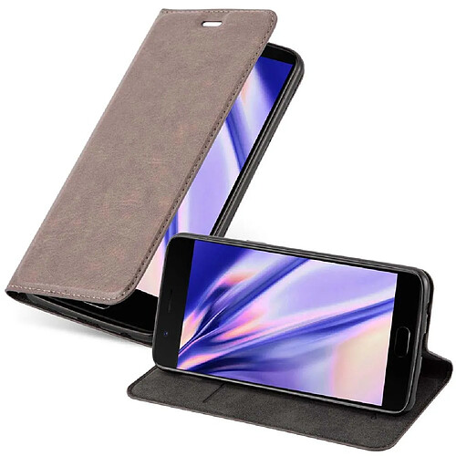 Cadorabo Coque OnePlus 5 Etui en Brun