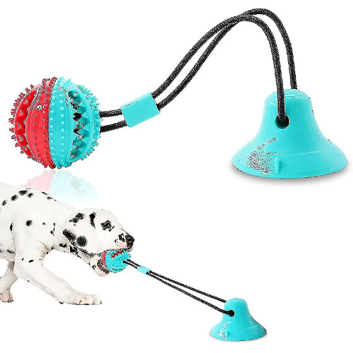 Jouets pour chien, jouets à mâcher pour chiens agressifs, jouets à corde avec ventouse pour chiots, jouets de dentition pour petits chiens.