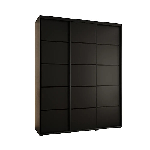 Abiks Meble Armoire DAVOS 4 À Portes Coulissantes 235,2/190/45 3 Portes