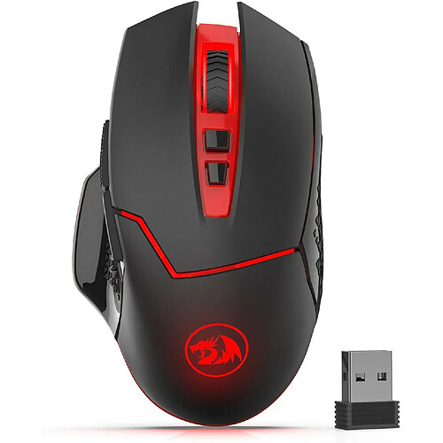 Souris Gamer Redragon MIRAGE (M690) sans fil / wireless 7 boutons, 4800 DPI, optique, recepteur USB