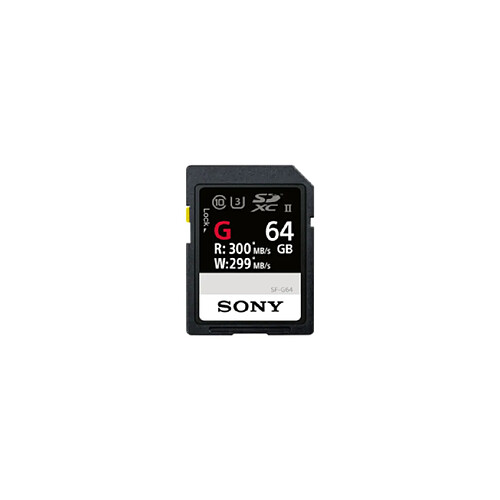 Sony SF-G UHS-II 64 GB mémoire flash 64 Go SD Classe 10