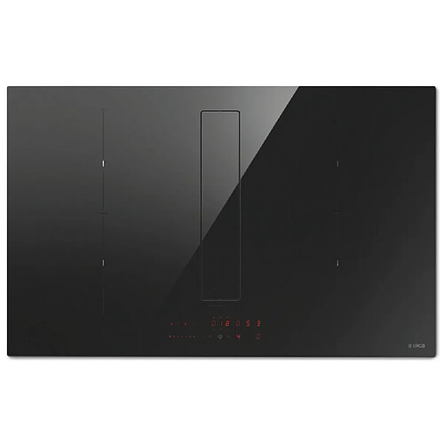 Table de cuisson aspirante induction 83cm 4 feux 7400w noir - PRF0179476 - ELICA